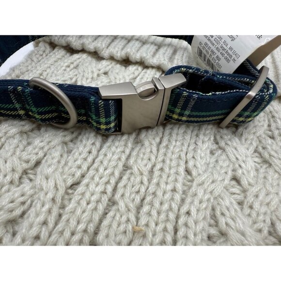 Boots & Barkley Cream cable Knit Turtleneck Dog Sweater & collar Size medium - Picture 4 of 7